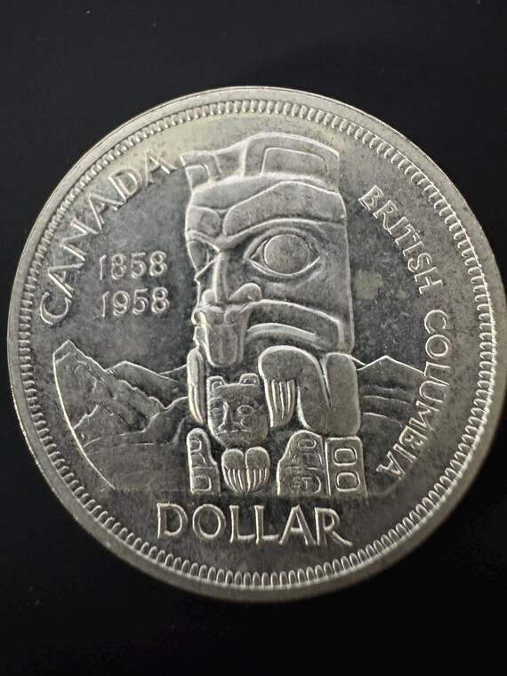 Canadian Commemorative Dollar Coins 1858-1958 Uncirculated - Etsy
