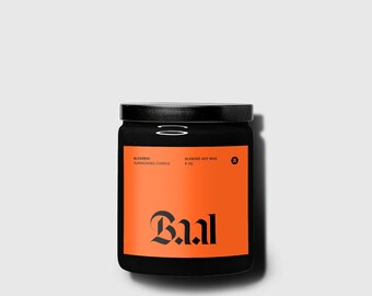 Baal Devotional Candle, Occult Altar Decor, Gothic Demon Prayer Candle, Witchy Home Decor, Demonology Gift, Summoning Candle