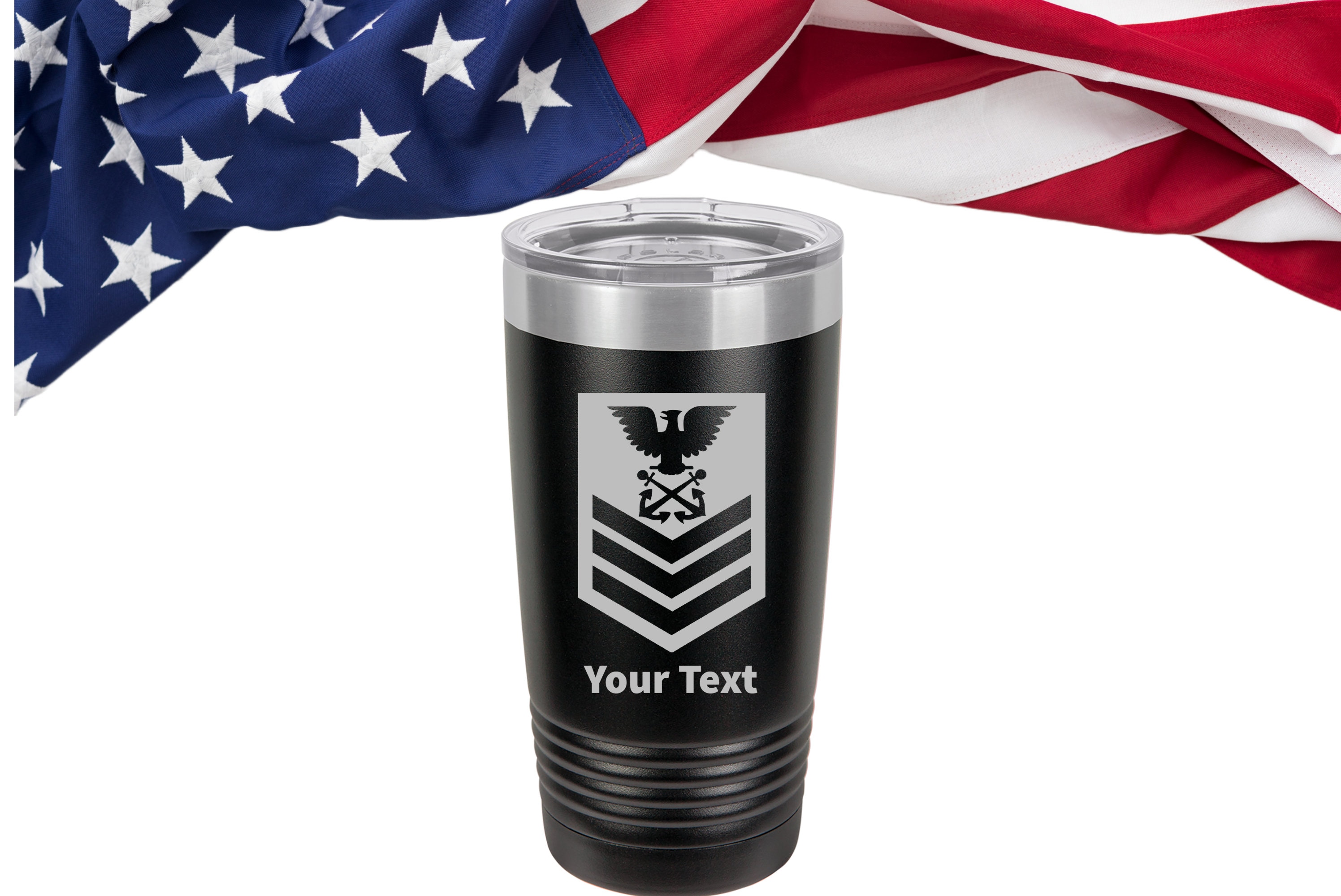 US Navy Ranks Custom Personalized Tumbler US Navy E3 E4 E5 E6 Etsy