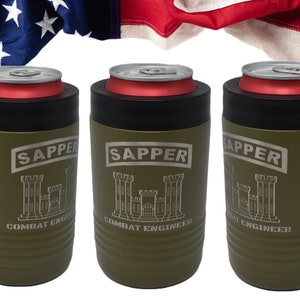 US Combat Engineer SAPPER Tumbler, Personalized Tumbler, US Combat Engineer Tumbler, Engineer Tumbler, Army Corps Of Engineers