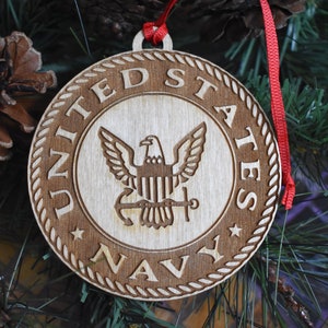 US Navy Ornament, Air Force Ornament, Army Ornament, US Military Christmas Ornaments, Marine Corps Ornament