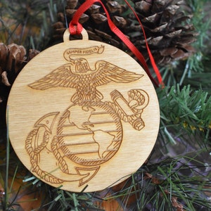 US Marine Corps Ornament, US Military Christmas Ornaments, Navy Ornament, Army Ornament, Air Force Ornament