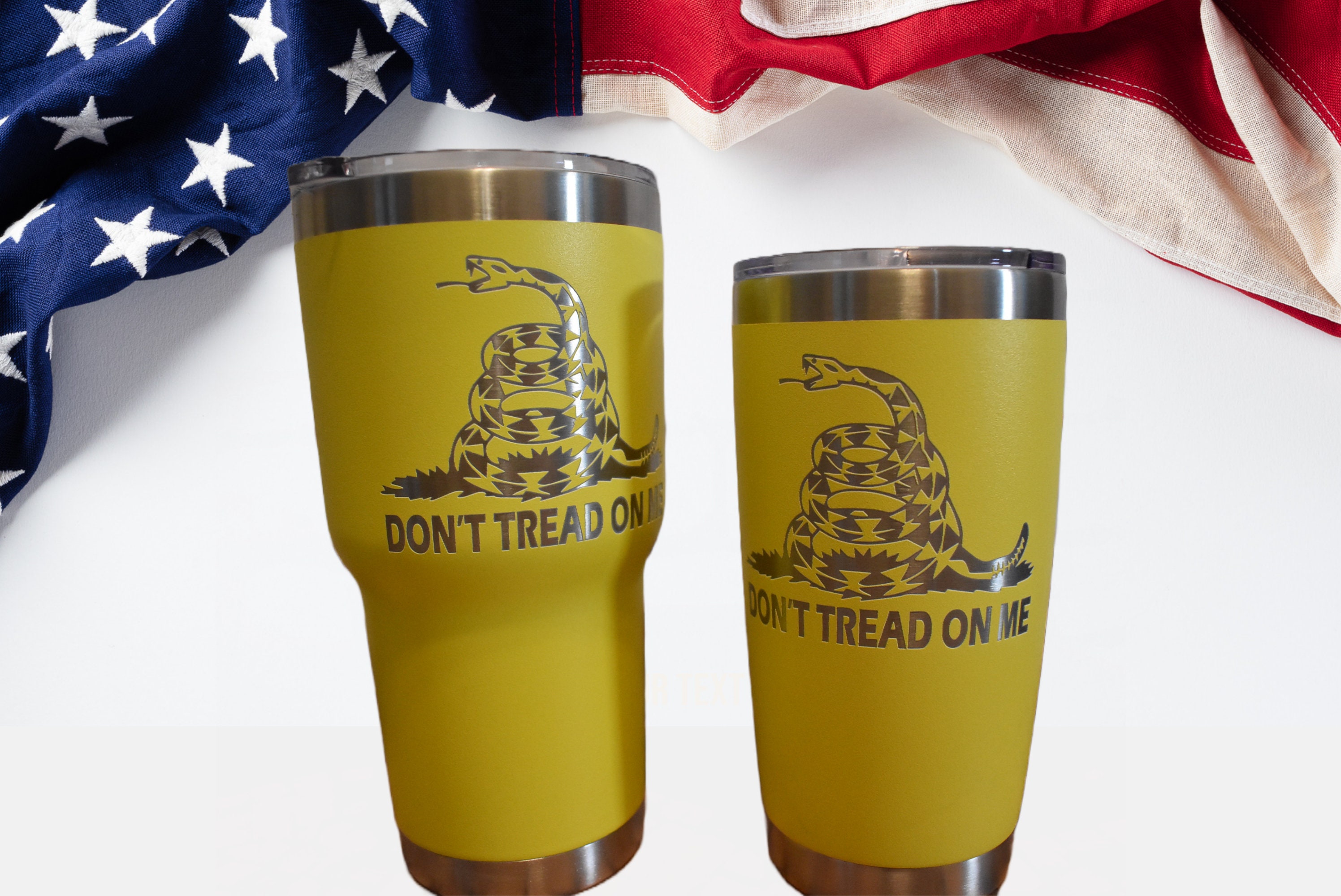 Don't Tread On Me Snake RTIC Tumbler – Panther City Reptiles