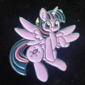 Twiligh Sparkle enamel pin