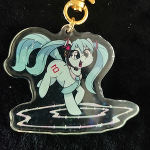 Hatsune Miku Pony keychain