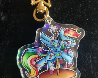 Rainbow Dash Karussell Schlüsselanhänger