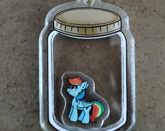Rainbow Dash charm
