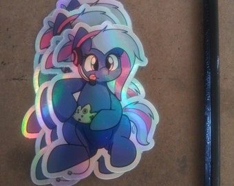 Bitrate Holographic sticker