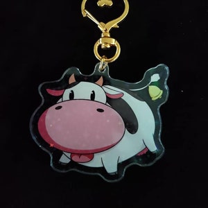 Harvest Moon Cow keychain