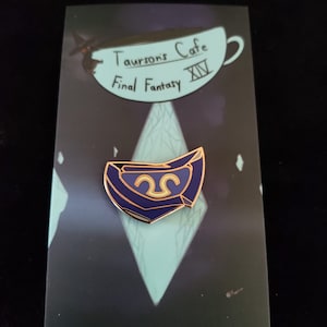 FF14 Scholar Soul Stone enamel pin