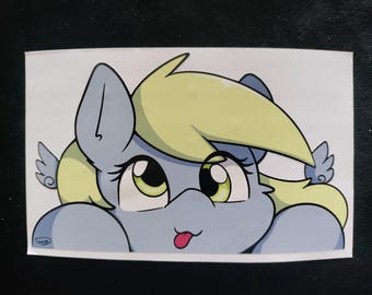 Derpy bumper sticker