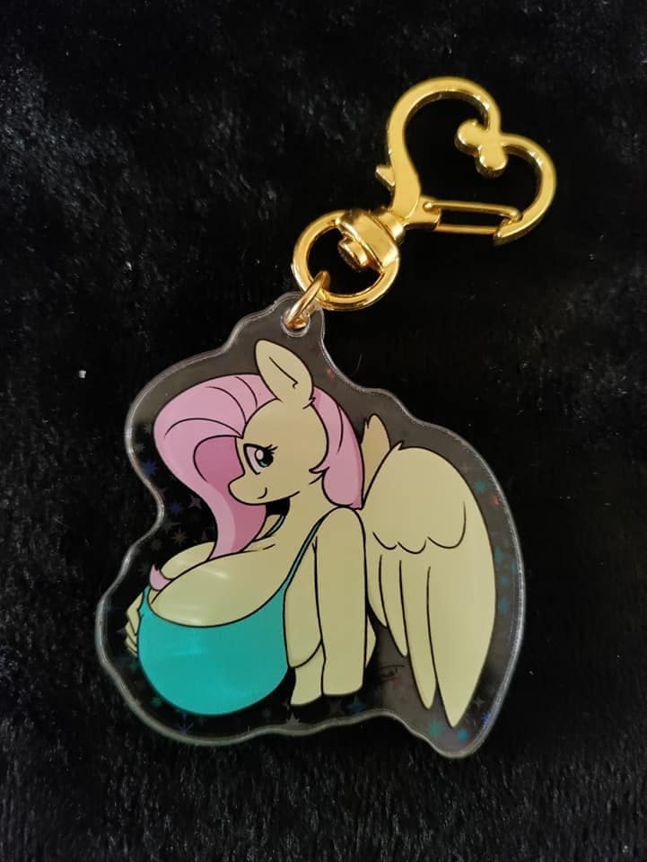 Fluttershy backpack top