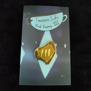 FF14 Monk Soul Stone enamel pin