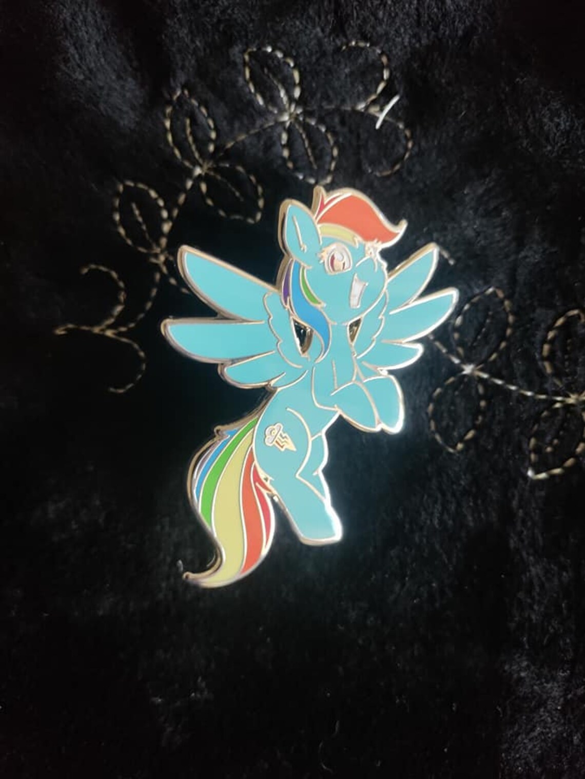 Rainbow Dash Enamel Pin - Etsy