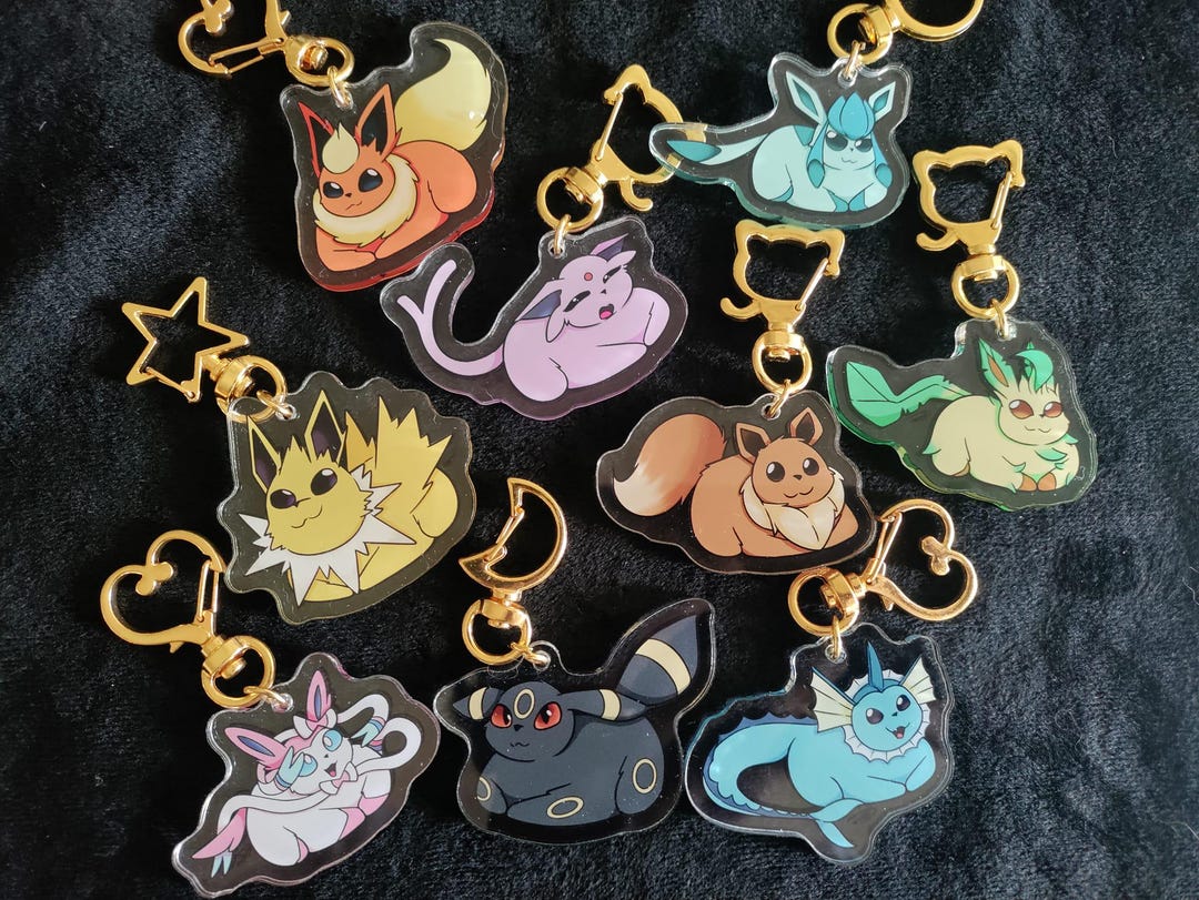 Eeveelution Keychains - Etsy