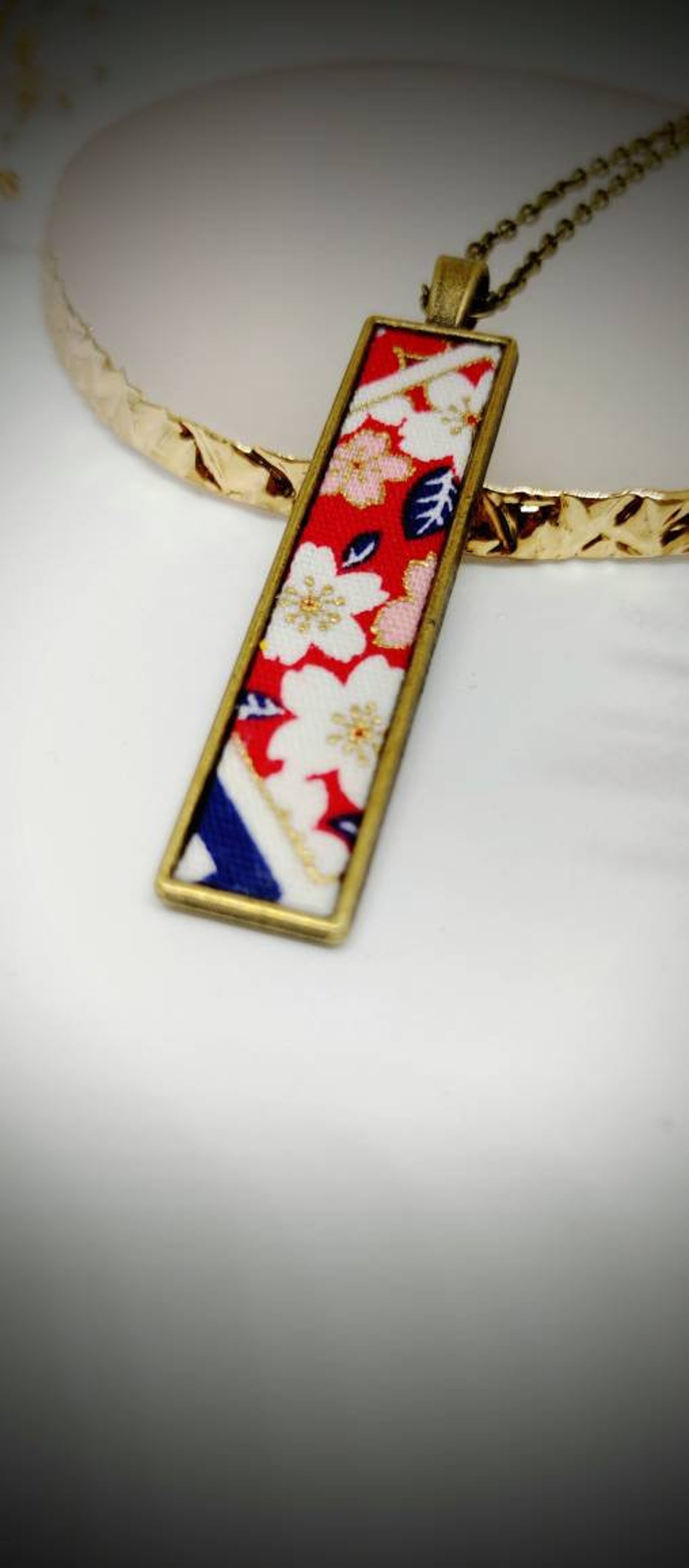 Japanese Kimono Jewelry Modern Unisex Jewelry Long Geometric Etsy