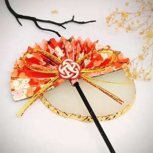 Accessoires de cheveux japonais, origami kanzashi, bijoux de cheveux, bâtons de cheveux baguettes, bâtons de cheveux japonais, cadeau du Japon, cadeau pour elle image 6