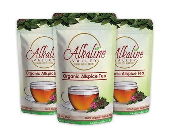 Allspice Tea Organic - 45 Unbleached/Chemical-Free Allspice Tea bags
