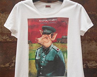 Animal Farm George Orwell Mens T-shirt