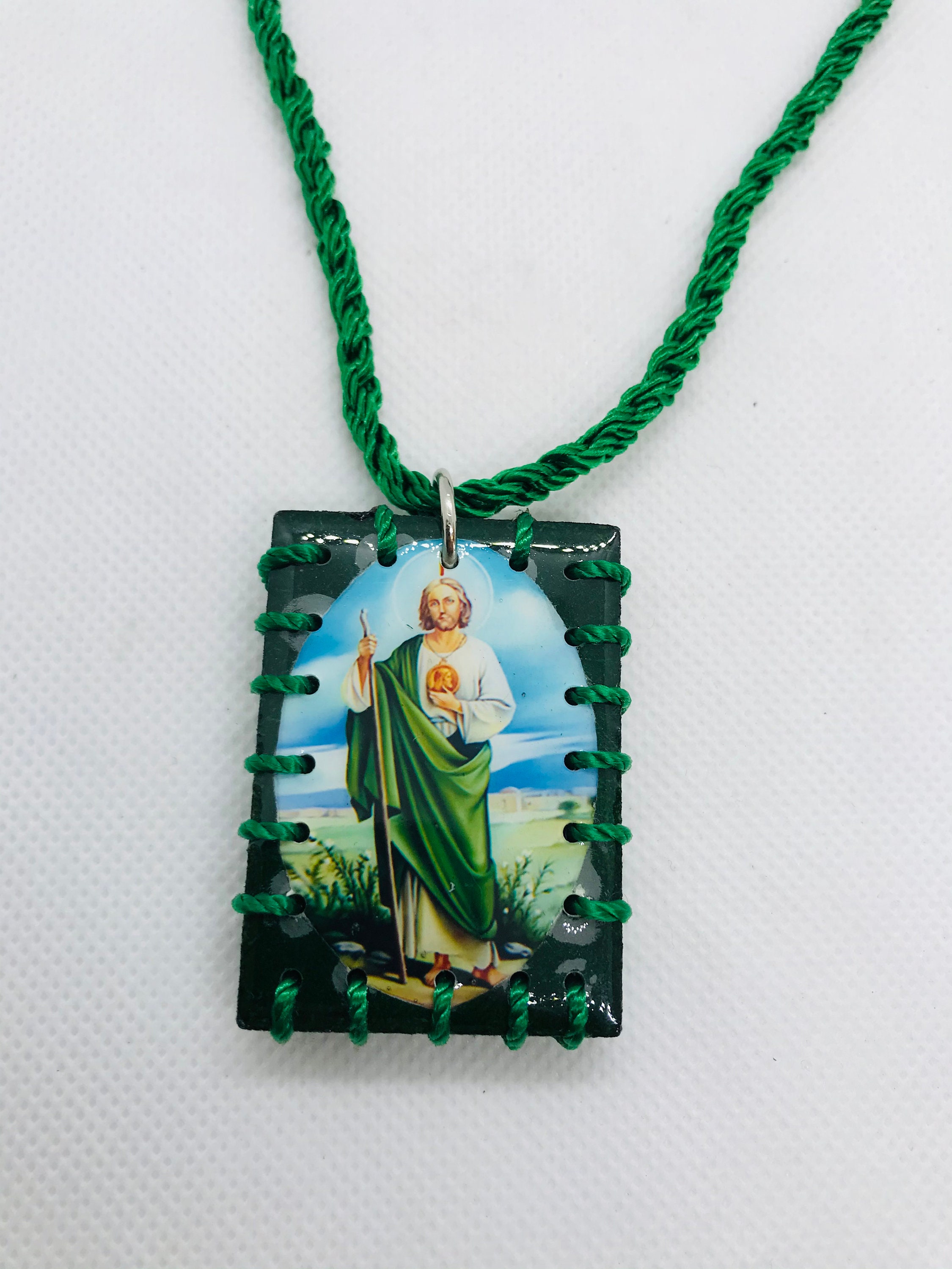 Gold Plated San Judas Tadeo Pendant Charm – Amafhha Jewels