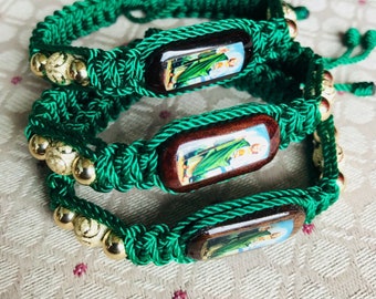 San Judas 3 pieces 18k Plated Gold Bracelets