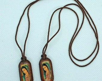 Virgin of Guadalupe Brown Scapulary
