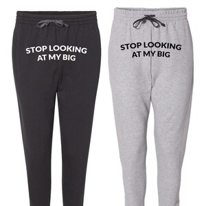 Stop Looking at My Sweatpants Etsy