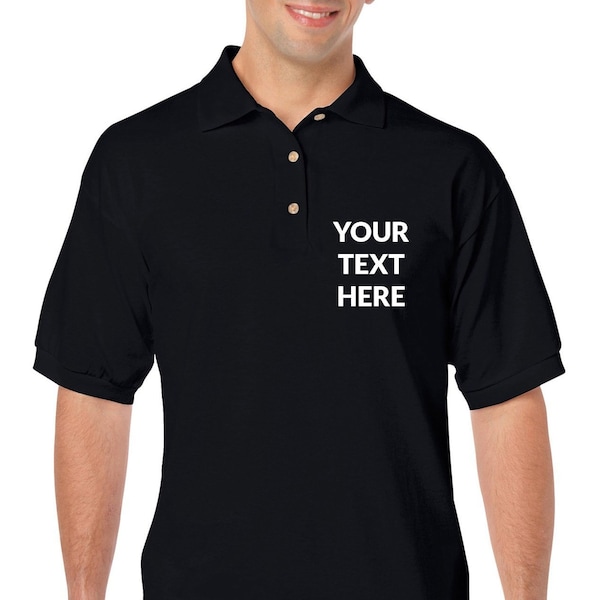 Custom Logo Collar Shirts for Men - Etsy