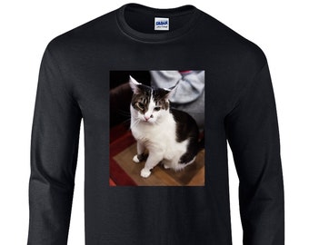 Custom Your own Logo, Image, Photo, Picture, Personalized, Gildan - Heavy Cotton Long Sleeve T-Shirt - 5400