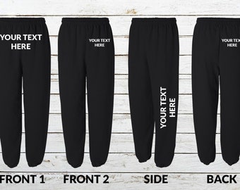 Custom Your Own Text, Logo, Design, Personalized Children Sweatpants, Gildan - Heavy Blend Youth Sweatpants - 18200B
