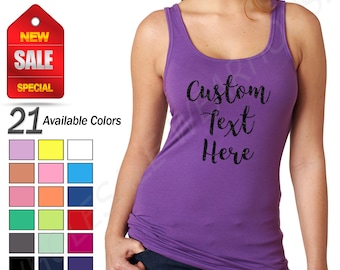 Custom Personalized Softball Mom Glitter Womens Racerback Tank Top Support Your Team Daughter Any Number Any Colors Lets Play Ball Spirit Wear