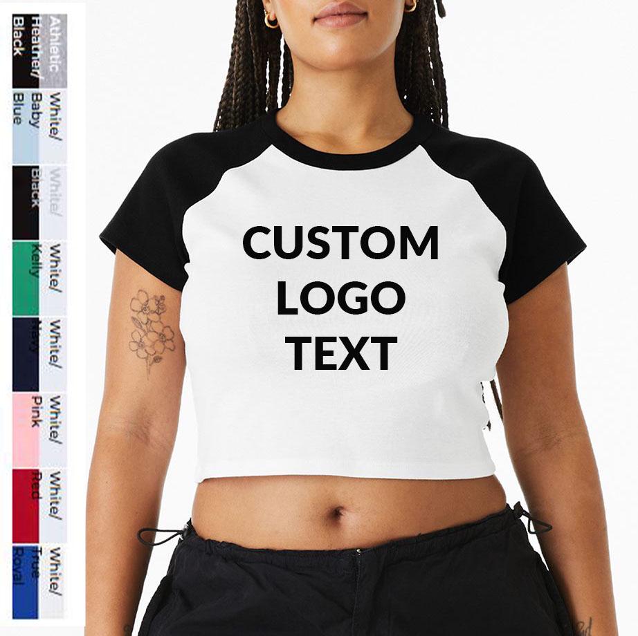 Red Cropped Tees - Etsy
