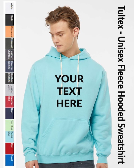 Custom Your Own Text Logo Personalized Fleece Hoodie Sweatshirts