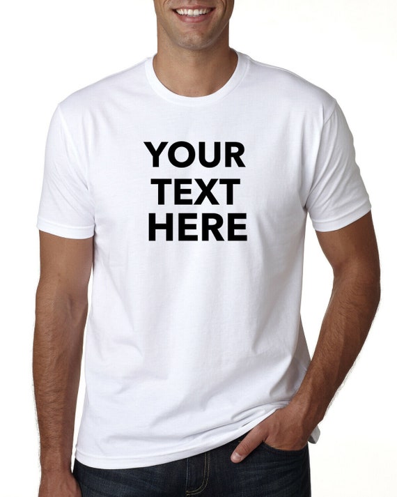 Text Personalized T-shirt Custom 