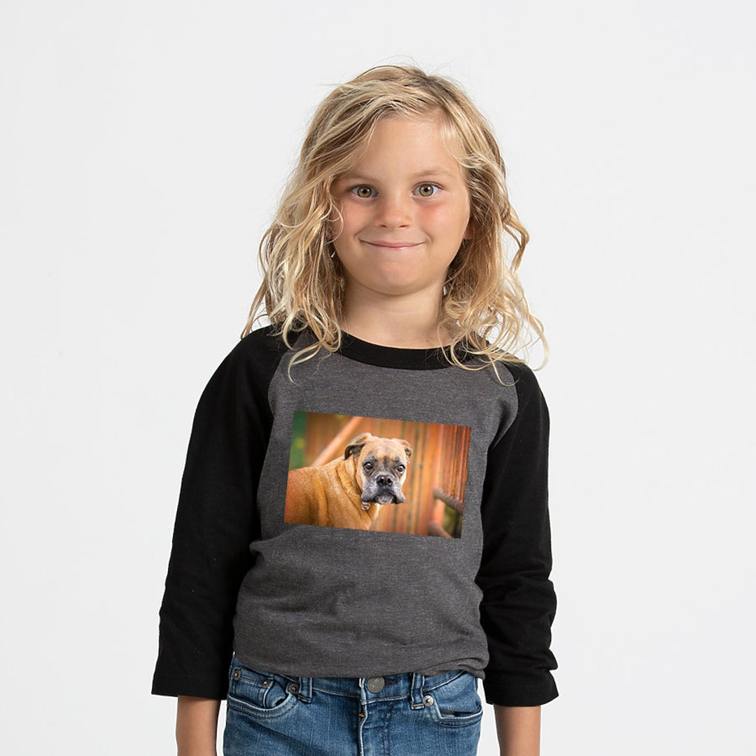 Add Your Own Image, Logo, Picture, Photo, Youth Raglan Tee, Custom