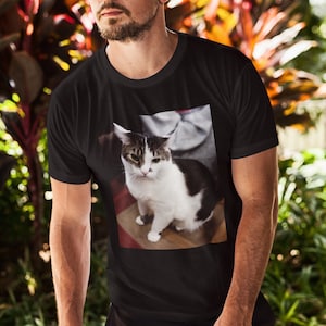 Custom Logo, Image, Picture, Photo, Personalized Regular Fit shirts, Gildan - Heavy Cotton T-Shirt - 5000 for Men
