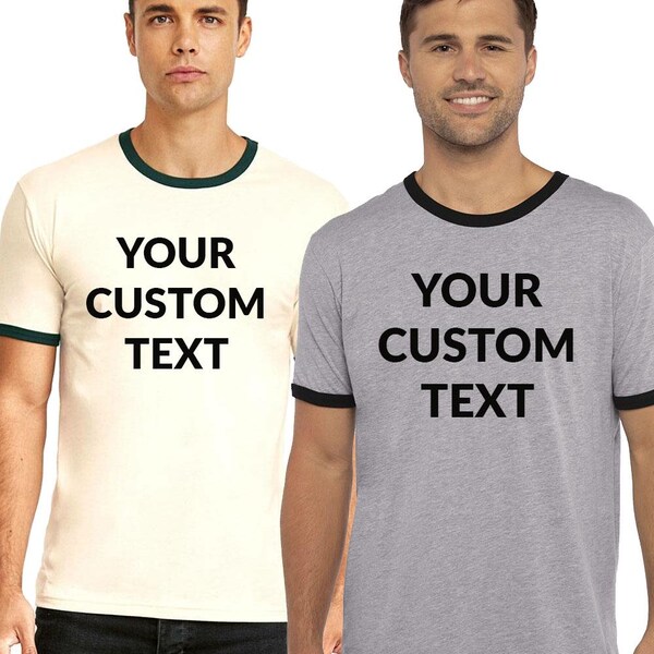 Ringer T Shirt - Etsy