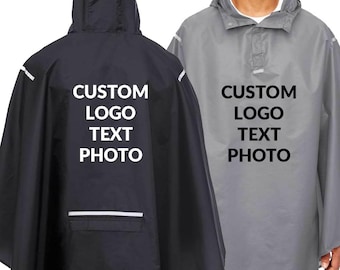 Customizable Text, Packable Sport Poncho: Photo, Logo, Team 365 Unisex Zone Protect poncho