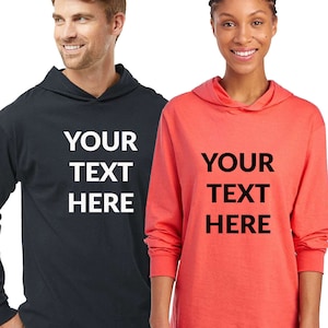 Custom Your Own Text, Logo, Personalized Sweatshirt, Fruit of the Loom - HD Cotton Jersey Hooded Unisex T-Shirt - 4930LSH