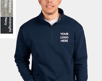 Custom Your Own Text, Logo, Sweatshirts, Next Level - Unisex Fleece Quarter-Zip Pullover - 9643
