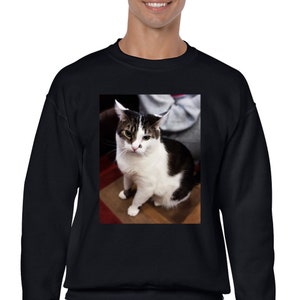 Custom Image Sweatshirt: Personalized Photo Design, Gildan Unisex Crewneck