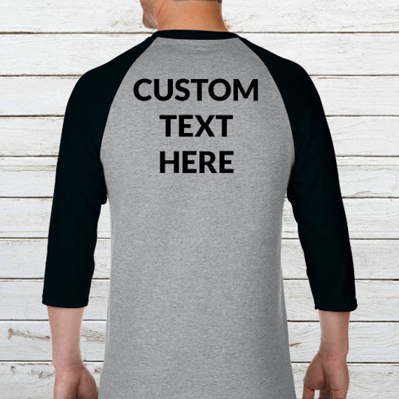 Custom 3/4 Sleeve Shirts - Create, Buy & Sell