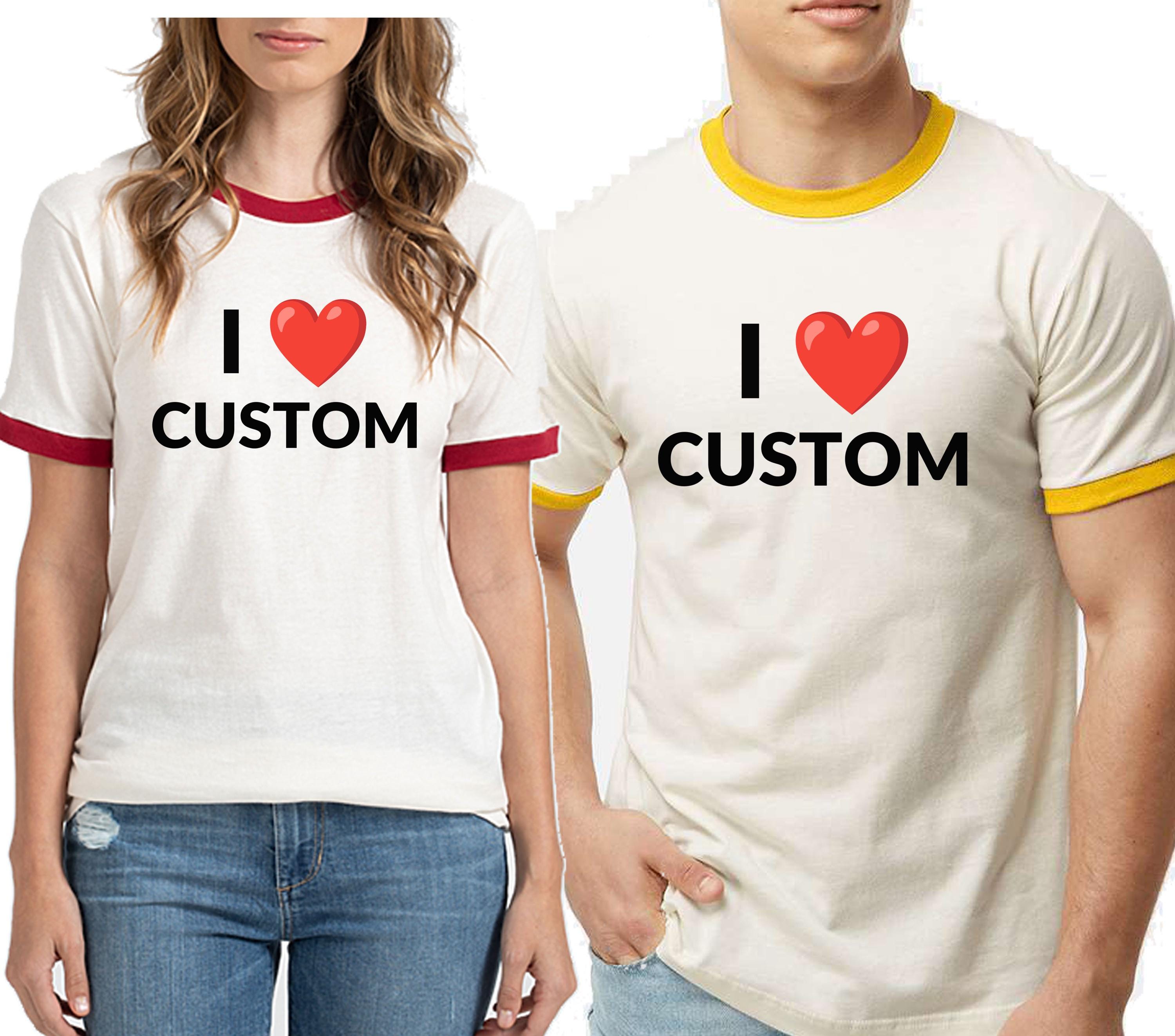 Heart Ringer Tee - Etsy