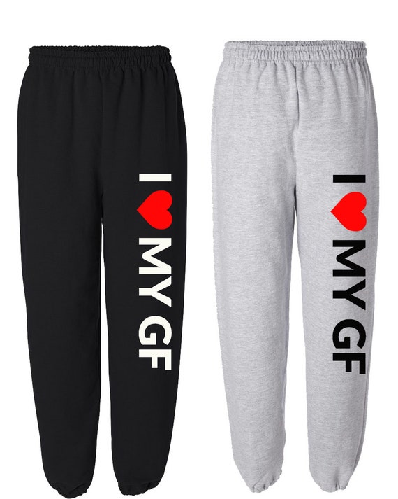 Custom I Love My Girlfriend, GF Sweatpants, Personalize Love Sweatpants,  Customize I Love Sweatpants, Custom Unisex Sweatpants -  Canada