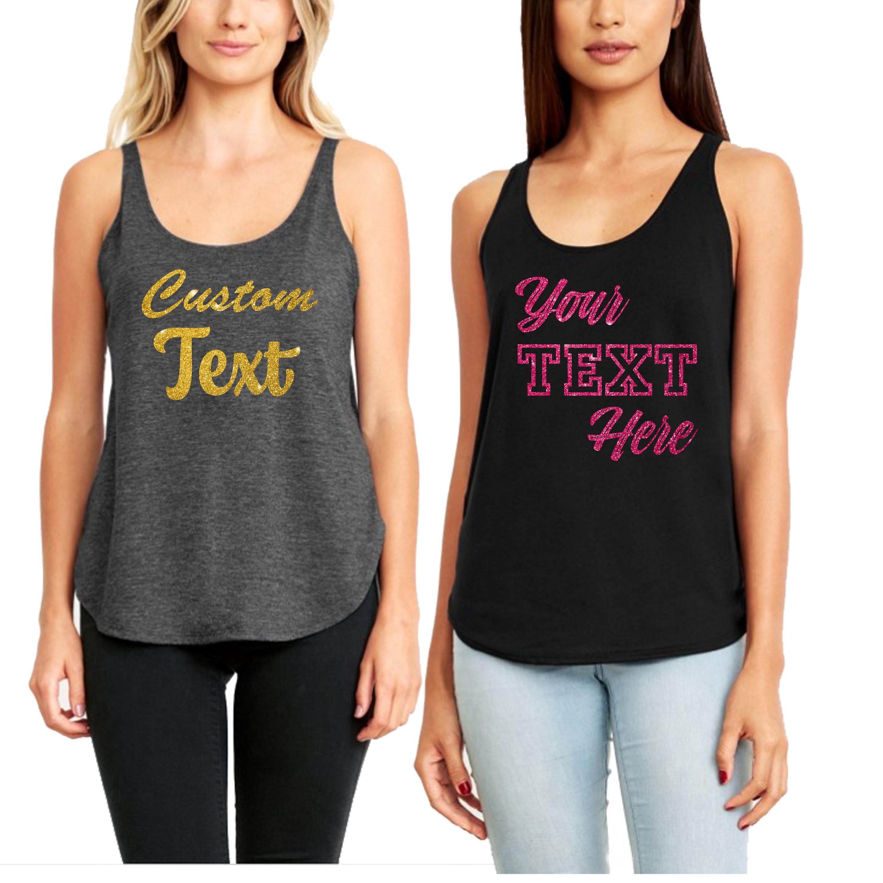 Tank Tops With Words - Etsy