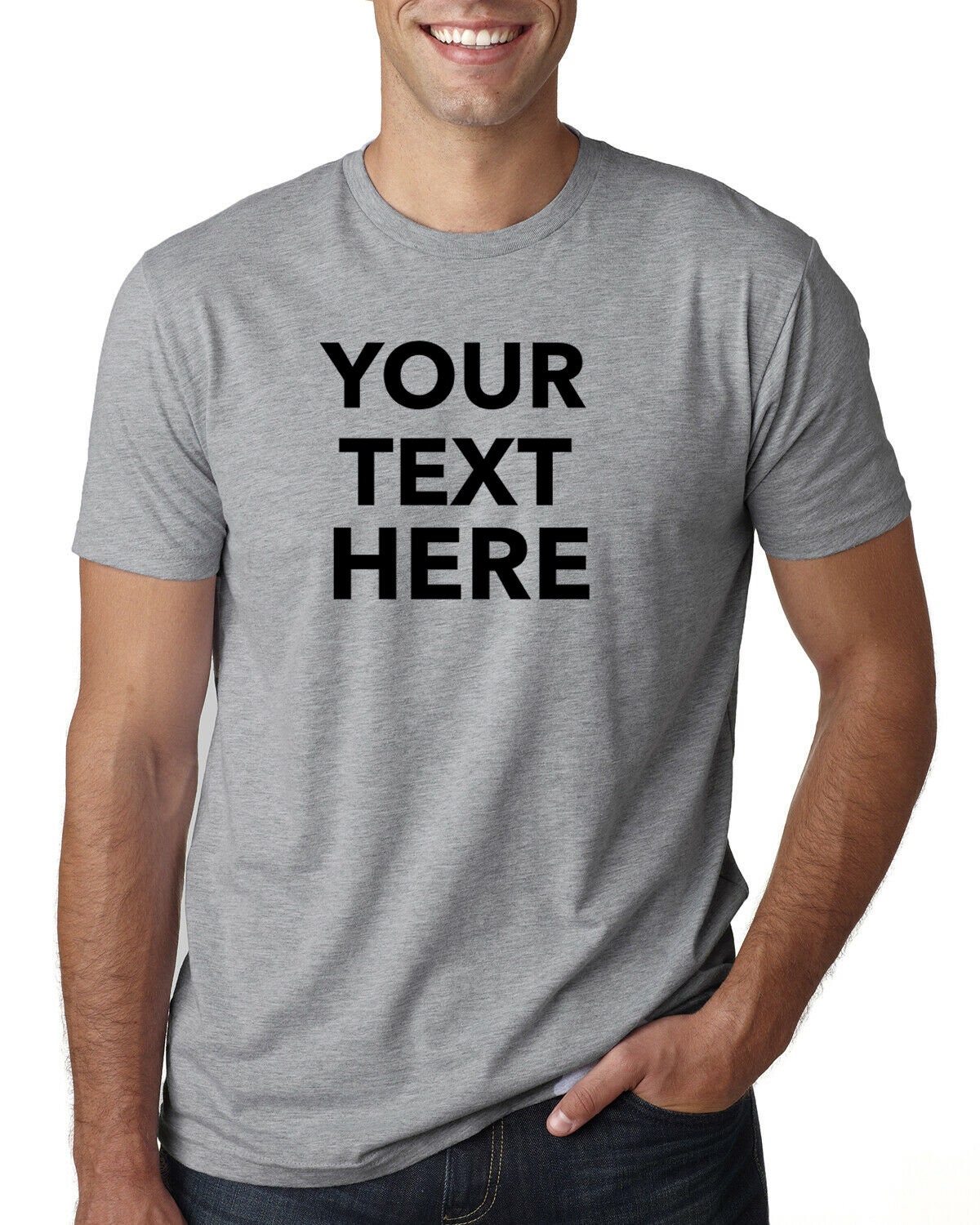 Add Your Own Text Personalized T-shirt Custom T-shirts - Etsy