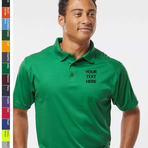 Custom Your Own Text, Logo, Polyester Dri-Fi Polo golf shirts, C2 Sport - Utility Polo - 5900  for Men