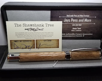 Vertex style pen made from the Shawshank Tree