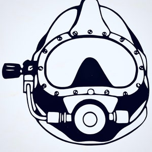 Kirby Morgan Dive Helmet Decal For Car, Truck, JEEP