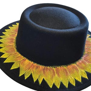 Decorated Fedora Hats, Painted Hats, Burned Hats
